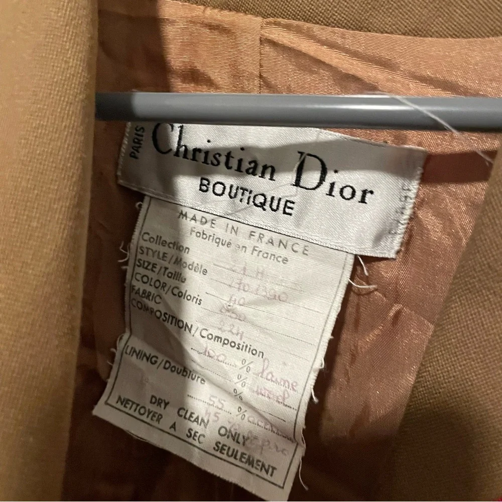 Dior Red and Brown Women's Blazer